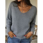 women's low collar long sleeve T-shirt HE1605-02-03